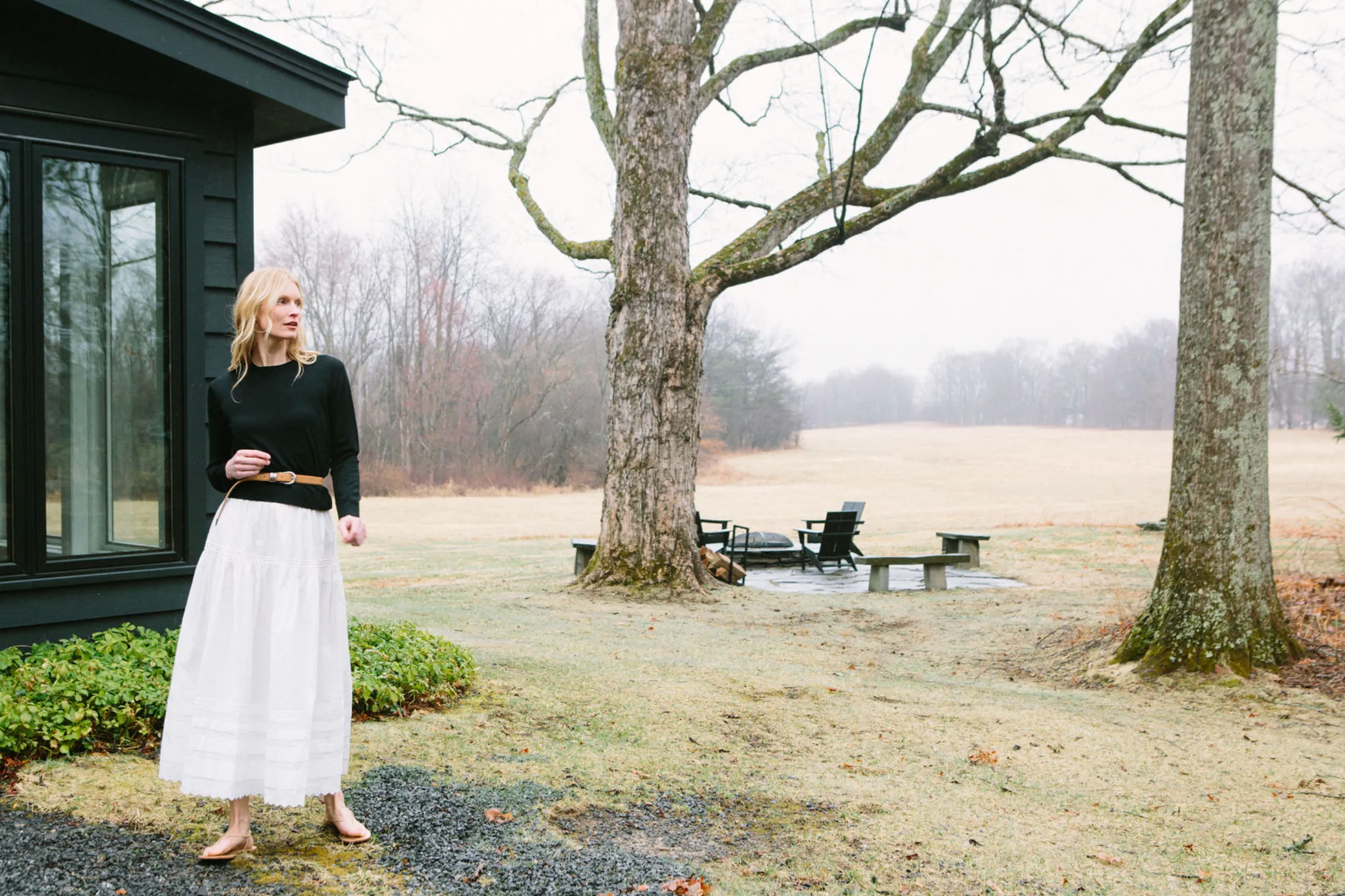 Jane Merino Pullover- Black
