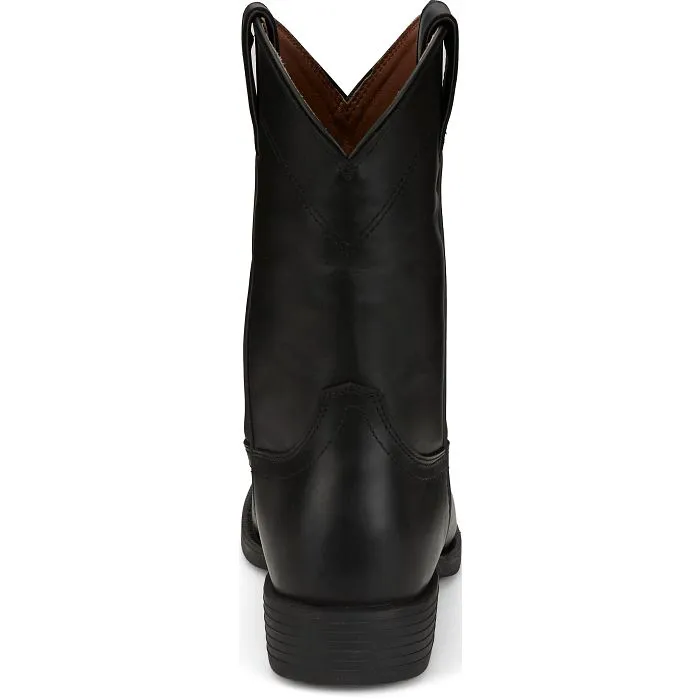 Justin Boots Men's 10" Kilgore Black Roper Western Boots
