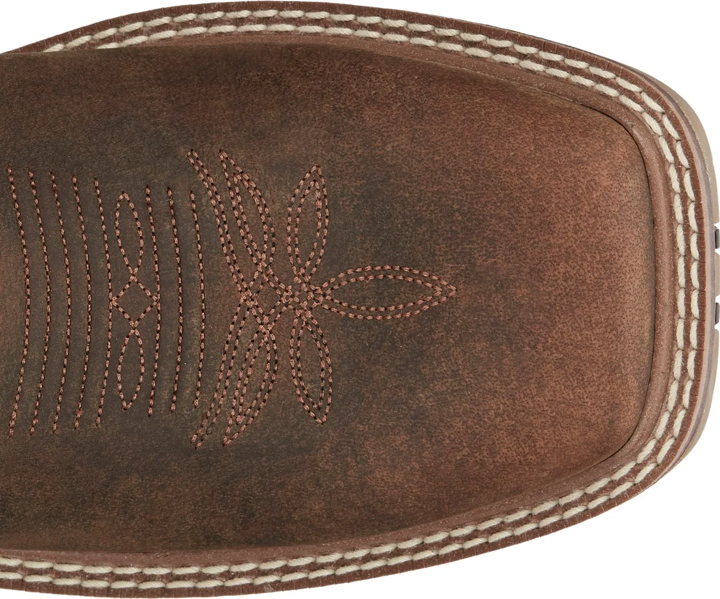 Justin Men's Dusty Cedar Brown Waterproof Western Work Boots GR9063
