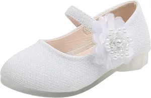 Kids Dress Shoes Girls Mary Jane Shoes Cute Flower Girls Casual Dress Shoes Kids Slip On Slip Shoe Girl Size