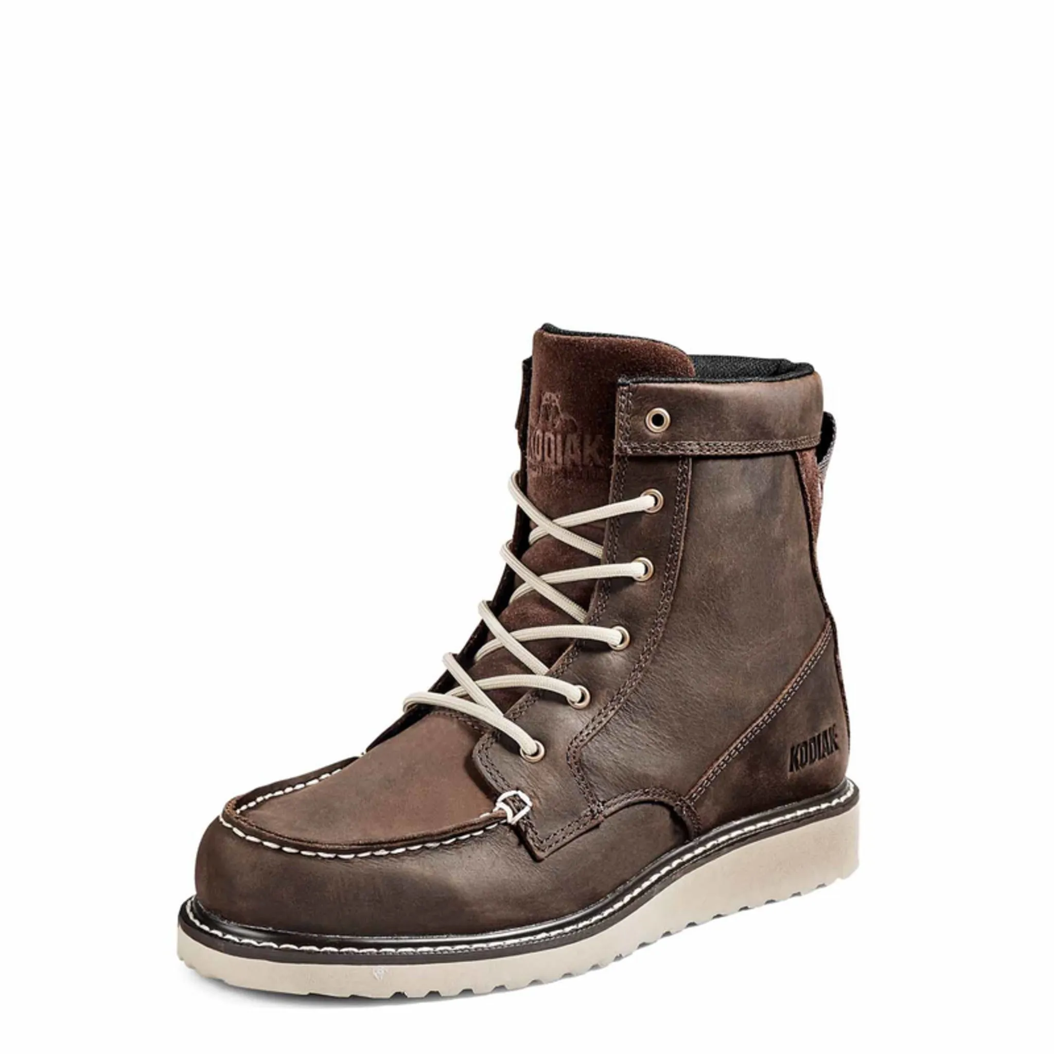 Kodiak Women's Whitton 6" Soft Toe Safety Work Boots, Slip-Resistant, Eco-Friendly with Recycled Lining & ComfortZone® Footbed, Durable | Sizes 5-11