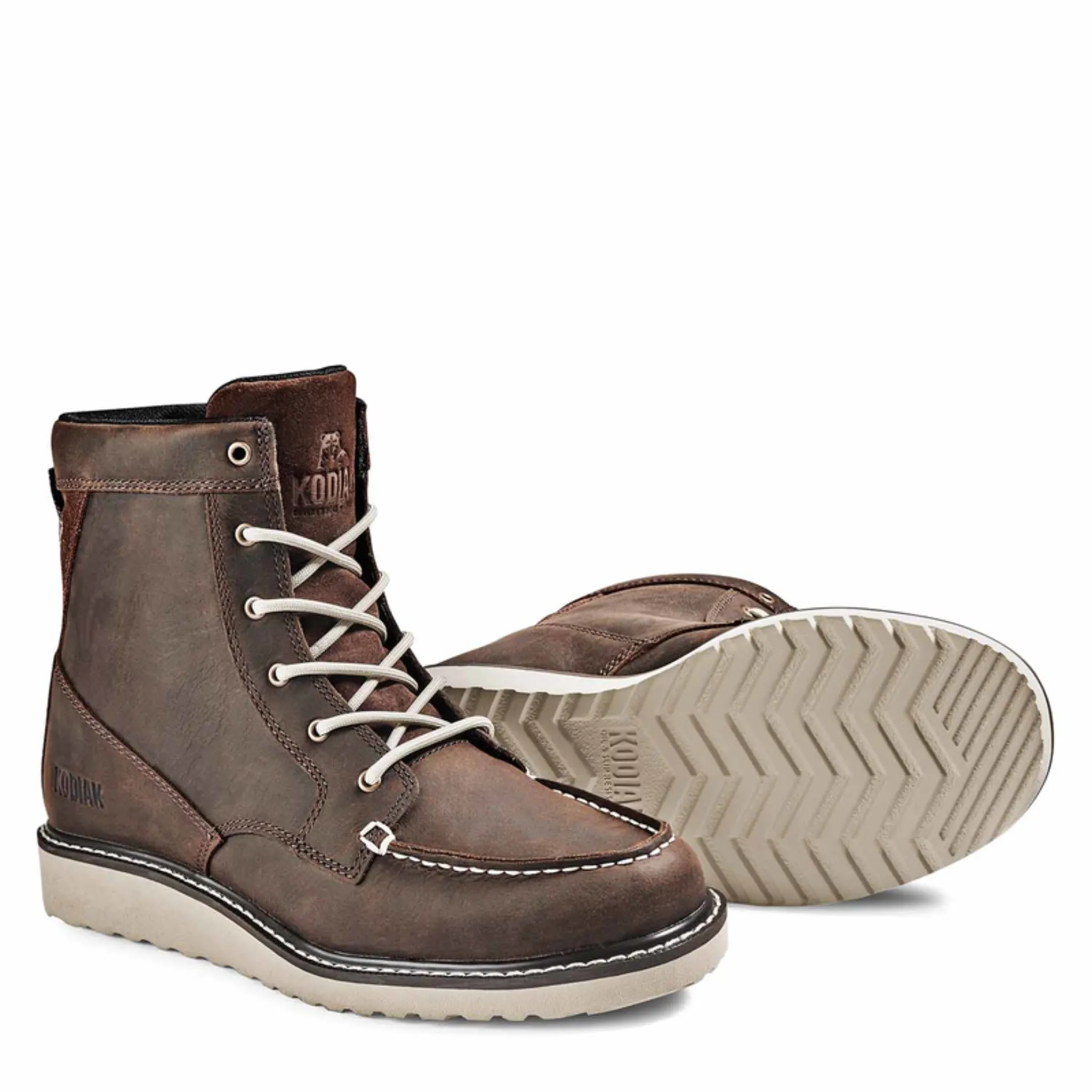 Kodiak Women's Whitton 6" Soft Toe Safety Work Boots, Slip-Resistant, Eco-Friendly with Recycled Lining & ComfortZone® Footbed, Durable | Sizes 5-11