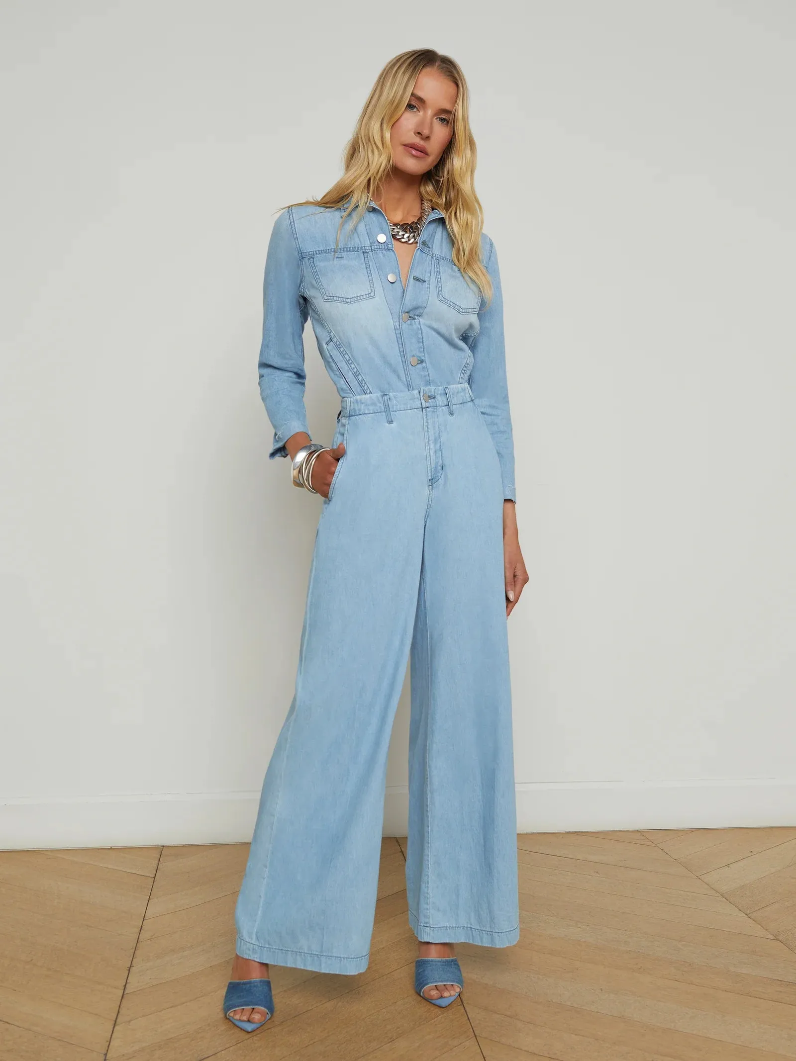 L'AGENCE RUNA HIGH RISE WIDE LEG TROUSER