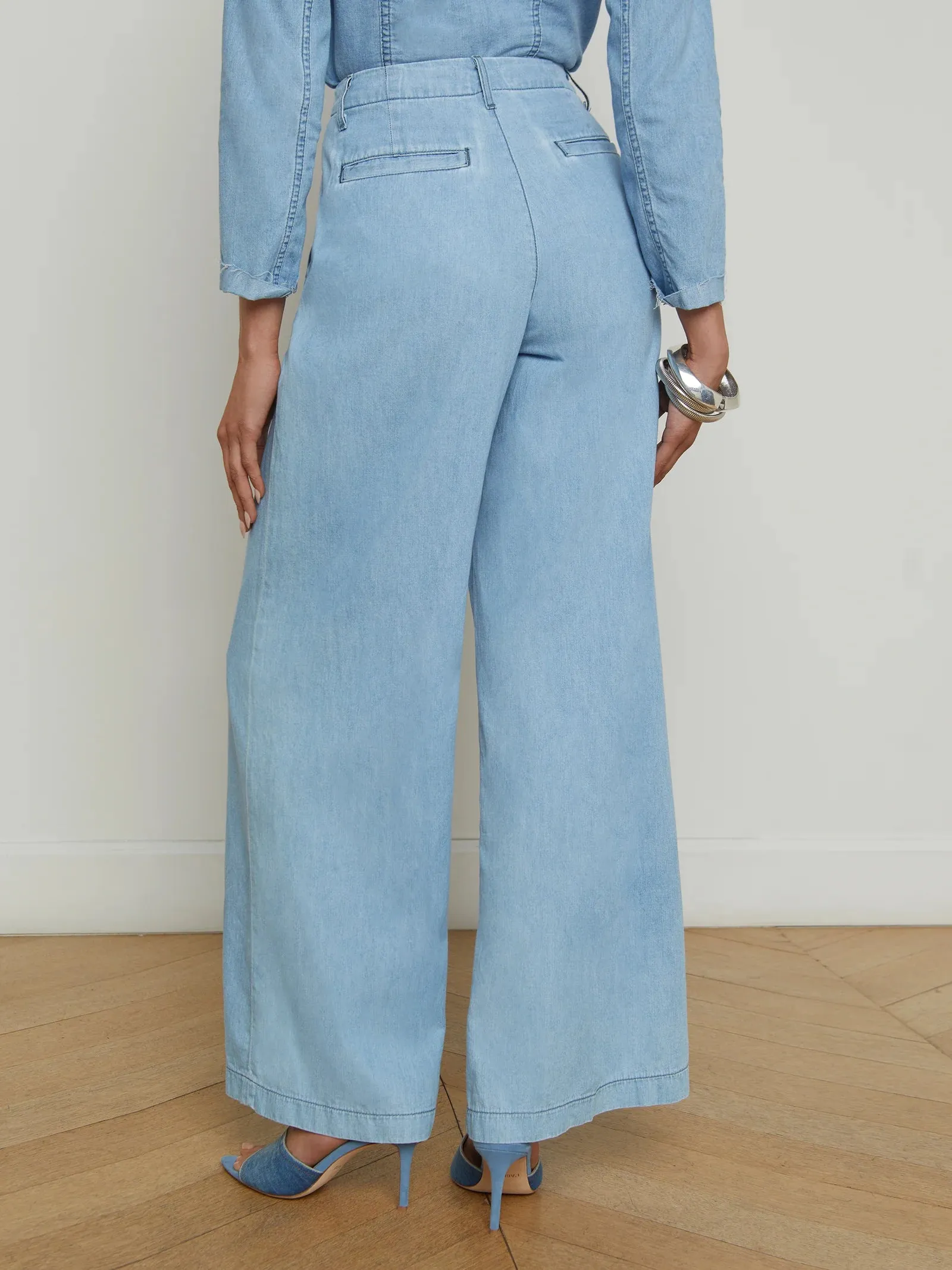 L'AGENCE RUNA HIGH RISE WIDE LEG TROUSER