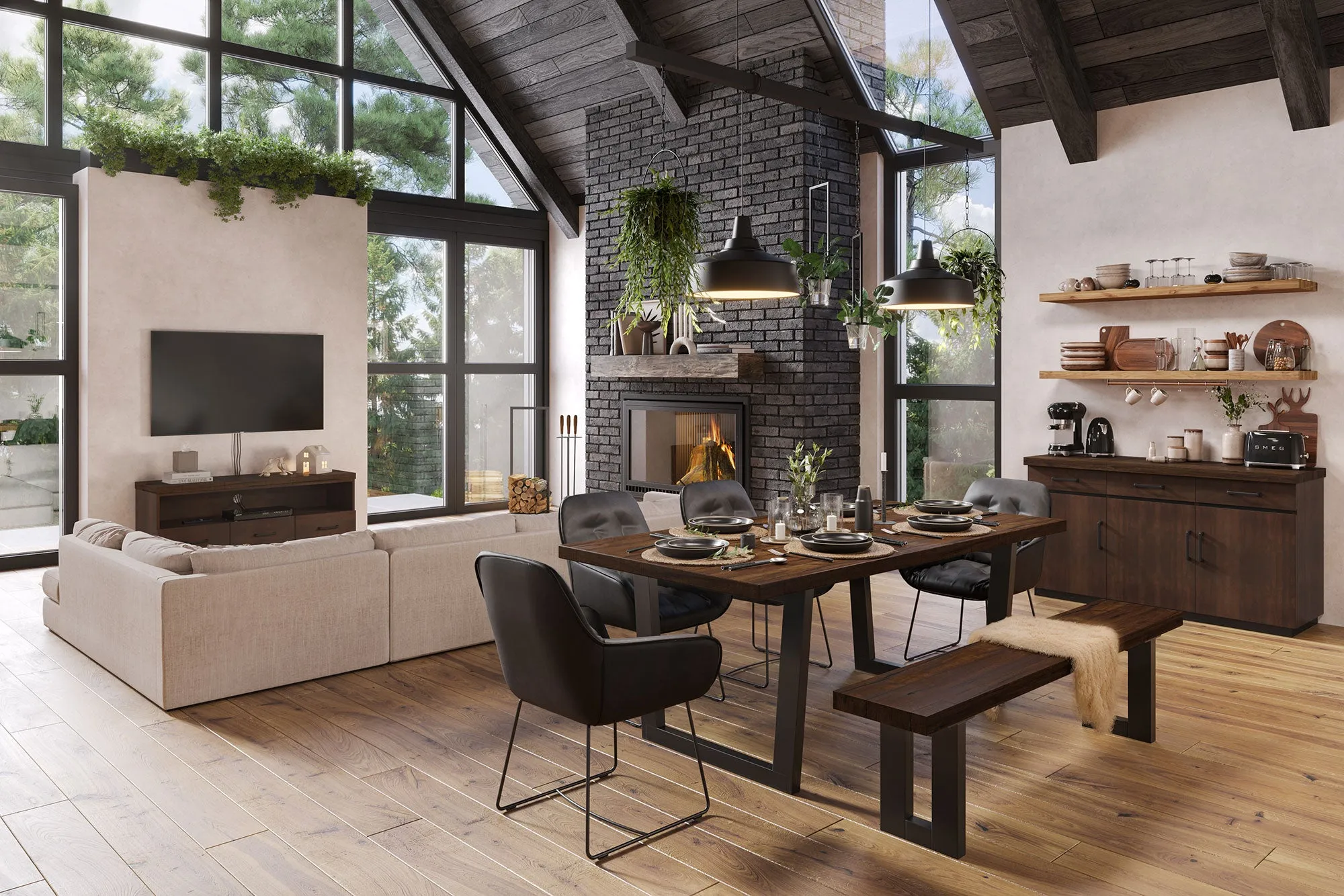 Marlborough Solid Door Buffet