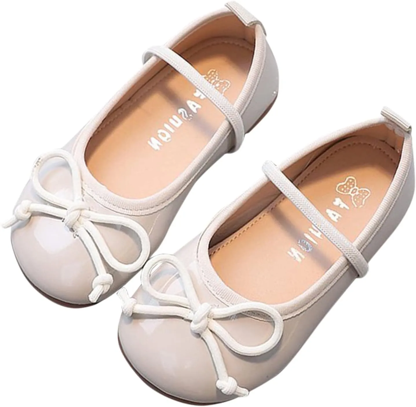 Mary Jane Flat Shoes for Little Girls Toddler Kids Dress Ballet Shoes Non Slip Soft Sole Robe Princess Shoes