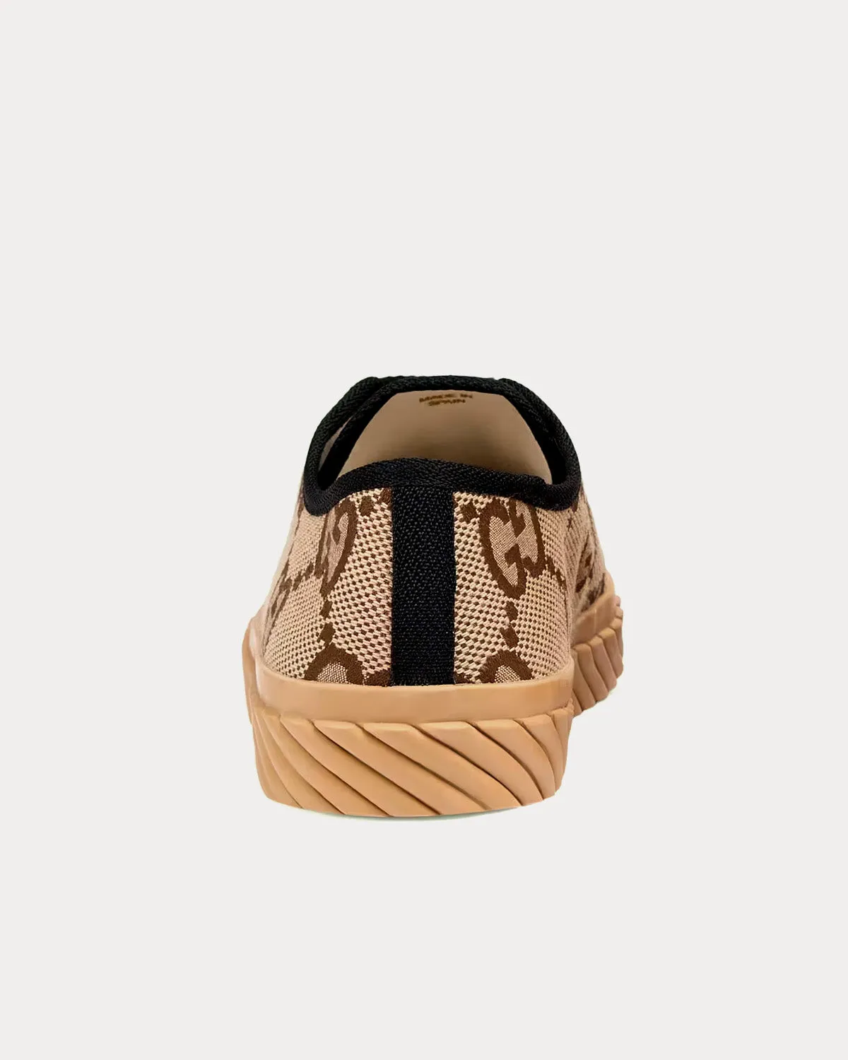 Maxi GG Canvas Camel / Ebony Low Top Sneakers