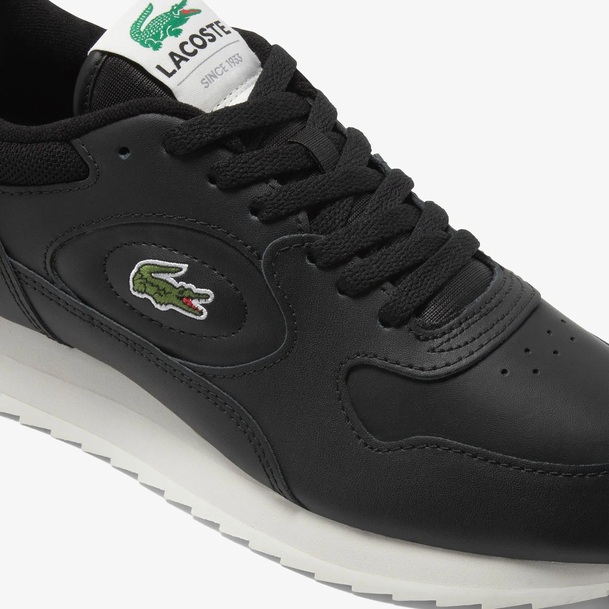 Men's Linetrack Leather Trainers - 46SMA0012