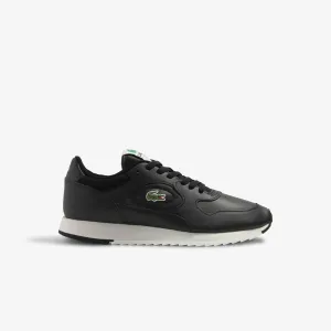 Men's Linetrack Leather Trainers - 46SMA0012
