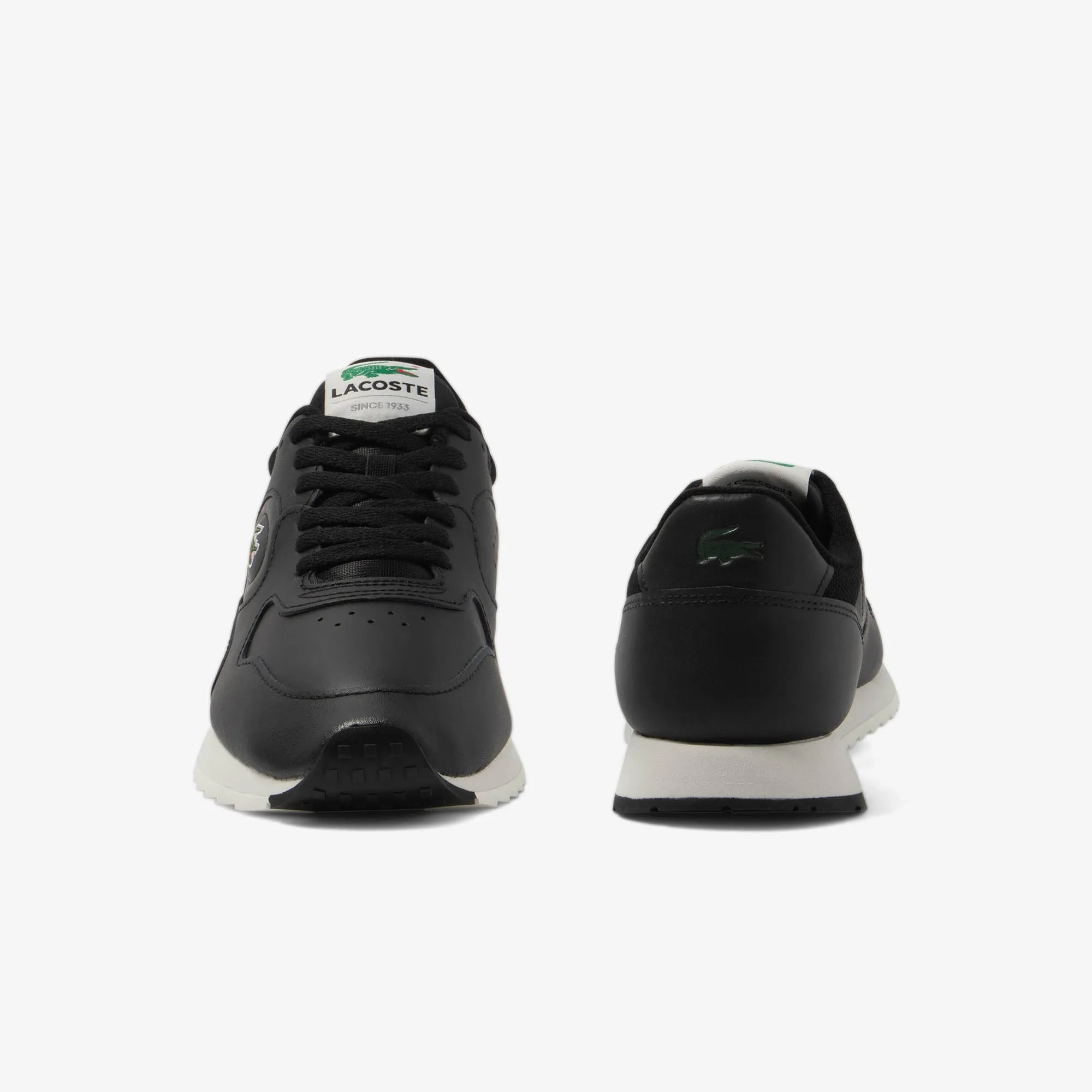 Men's Linetrack Leather Trainers - 46SMA0012
