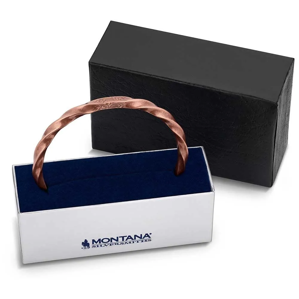 Montana Silversmiths Rustic Solstice Bronze Cuff Bracelet