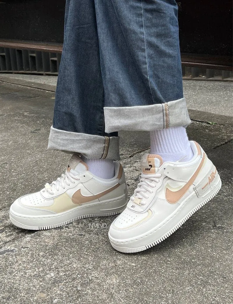 [清倉特惠]Nike Air Force 1 Shadow Metallic Coper