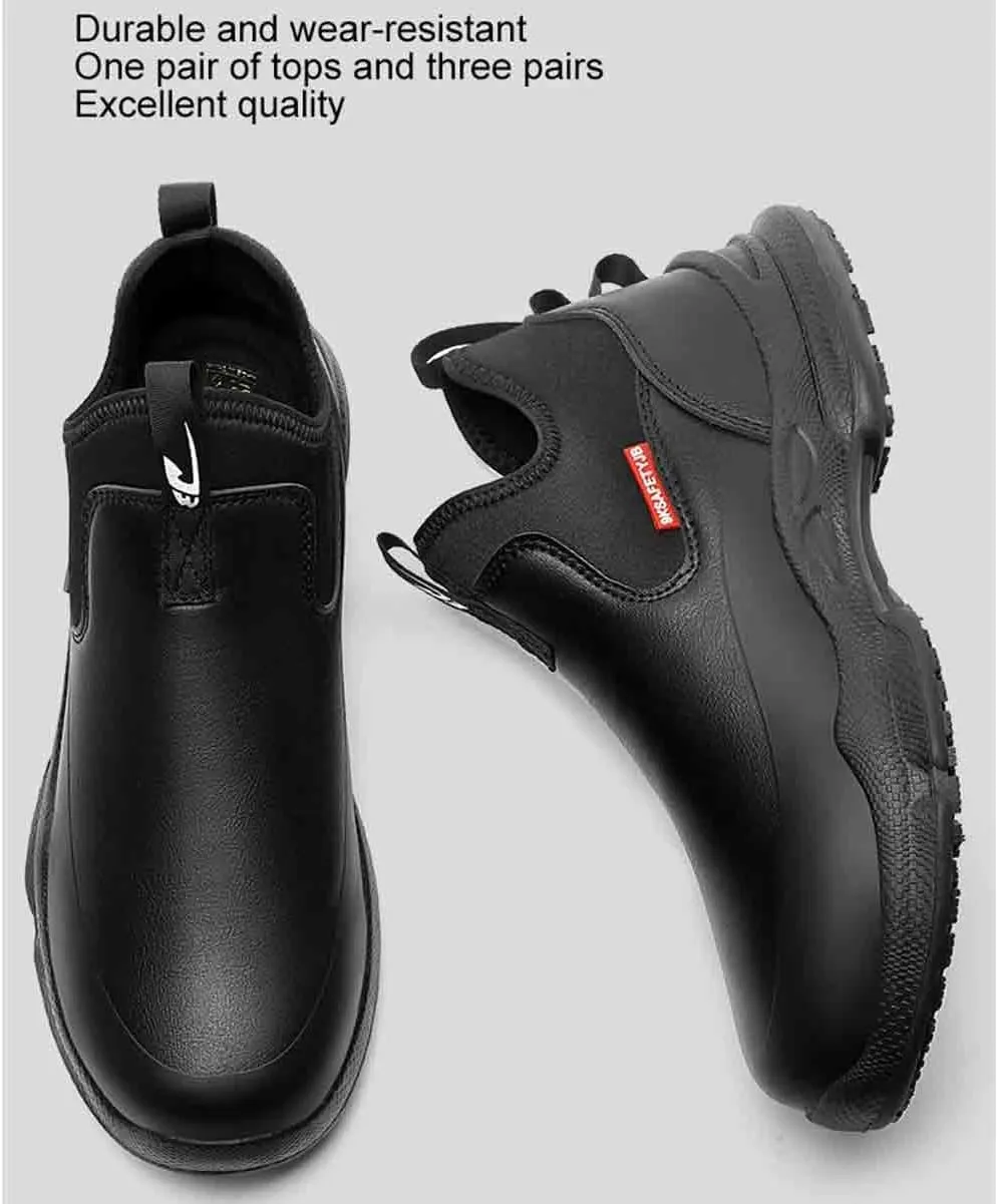 Non-Slip Chef Shoes, Lightweight & Waterproof Kitchen Shoes with Octopus-Suction Outsole for Oil & Wet Floor Grip