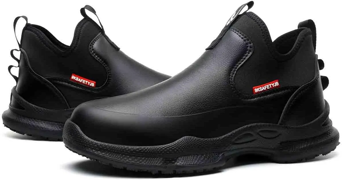 Non-Slip Chef Shoes, Lightweight & Waterproof Kitchen Shoes with Octopus-Suction Outsole for Oil & Wet Floor Grip