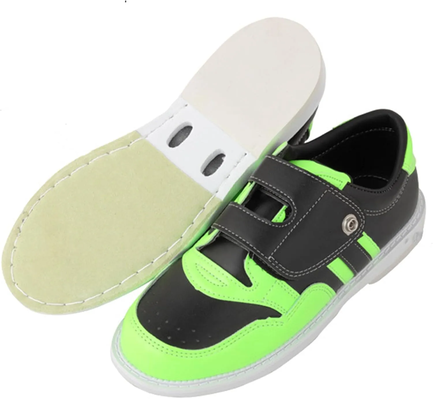 ONAIC Bowling Shoes for Men Women Youth Big Kid PU Leather Wear-Resistant Fashion Platform Bowl Sneakers