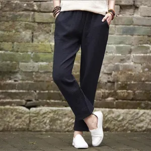 Plus Size Linen Pants