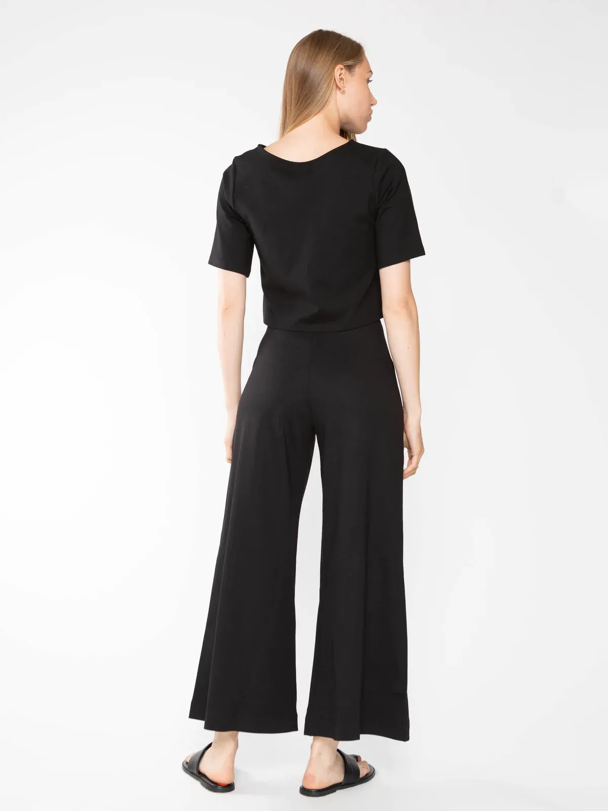 Ponte Knit Pants Cropped