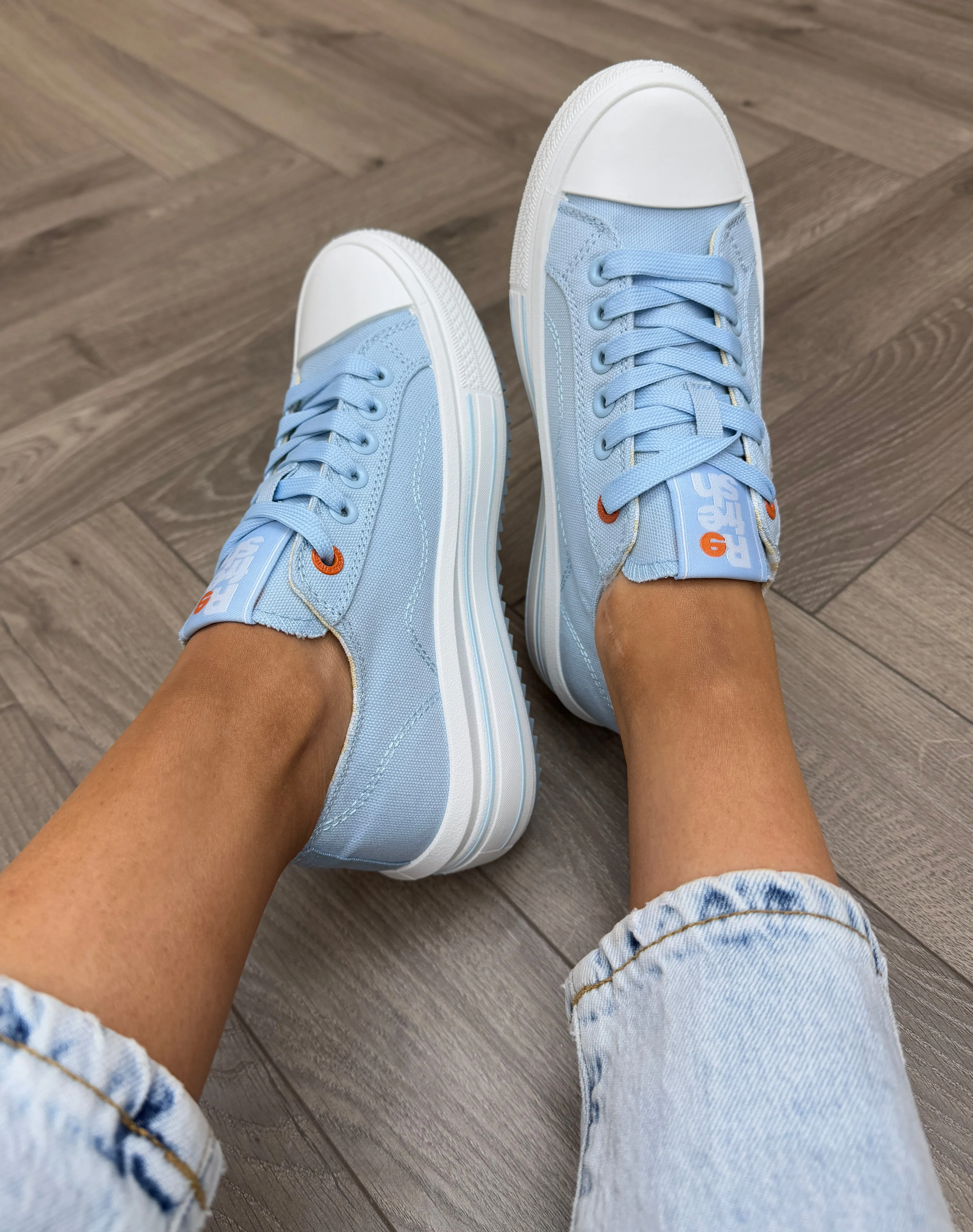 Refresh (SS25) Chunky Canvas Trainer 172719 - Jeans (R8)