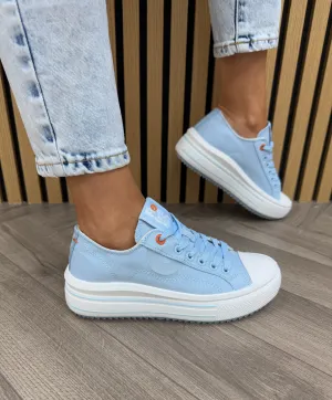 Refresh (SS25) Chunky Canvas Trainer 172719 - Jeans (R8)