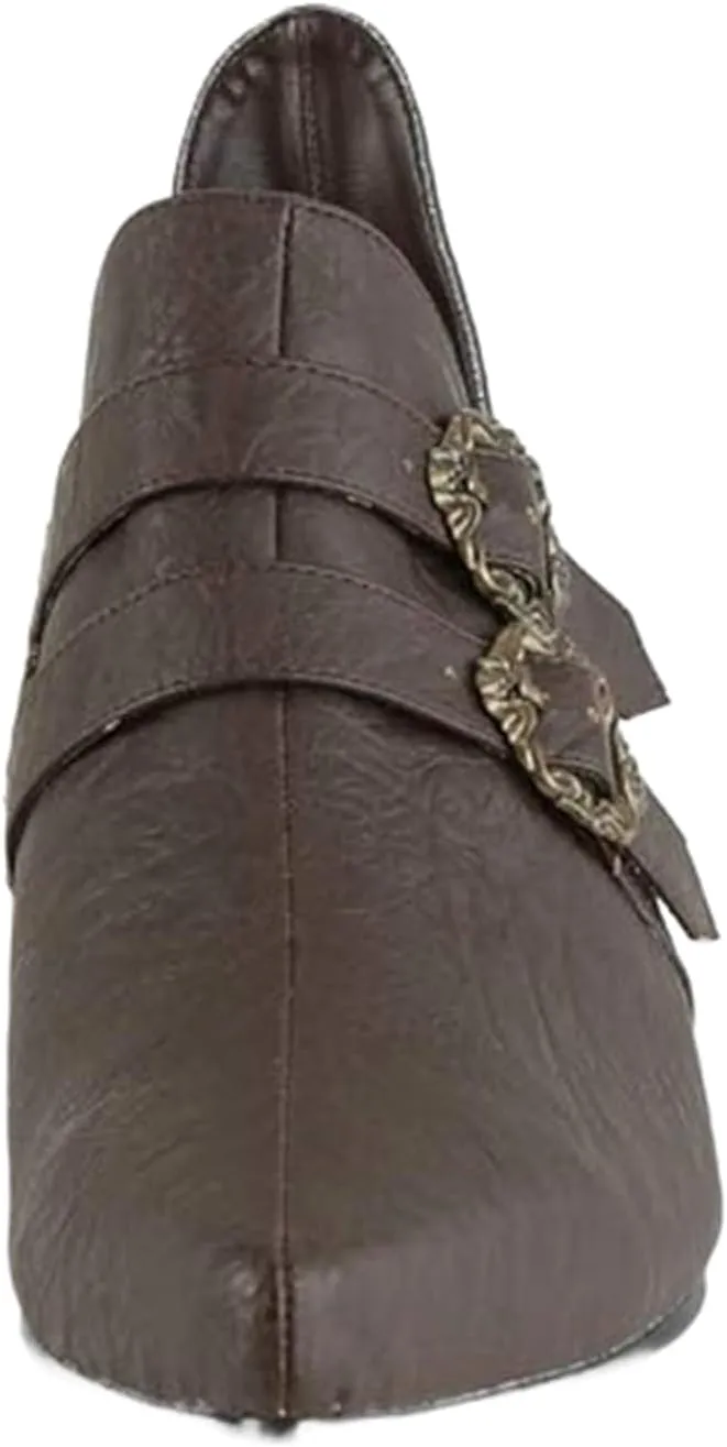Retro Medieval Renaissance European Palace Buckle Shoes Prince Colonial Dancing Jazz Shoes Halloween Cosplay for Men