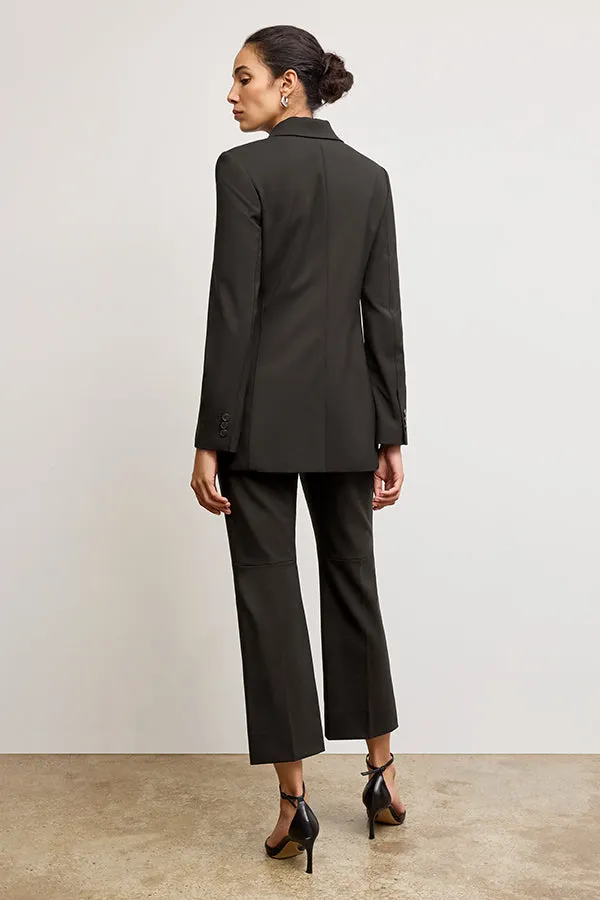 Rossi Executive Blazer - Washable Wool Twill :: Black