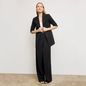 Rossi Executive Blazer - Washable Wool Twill :: Black