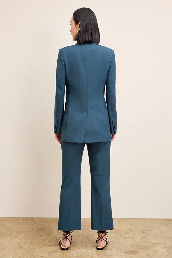 Rossi Executive Blazer - Wool Twill :: Bluebell
