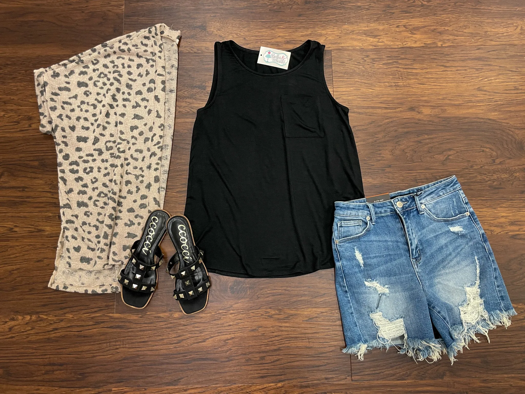 SALE! Casey Pocket Tank in Black