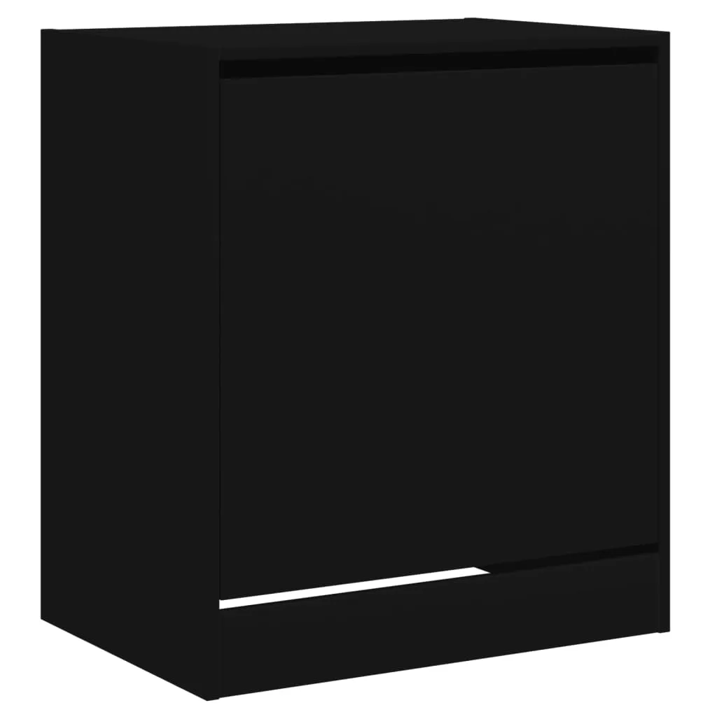 Shoe Cabinet Black 60x42x69 cm Engineered Wood