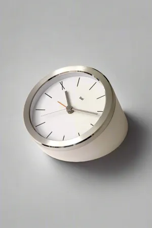 Silver Executive Alarm Clock