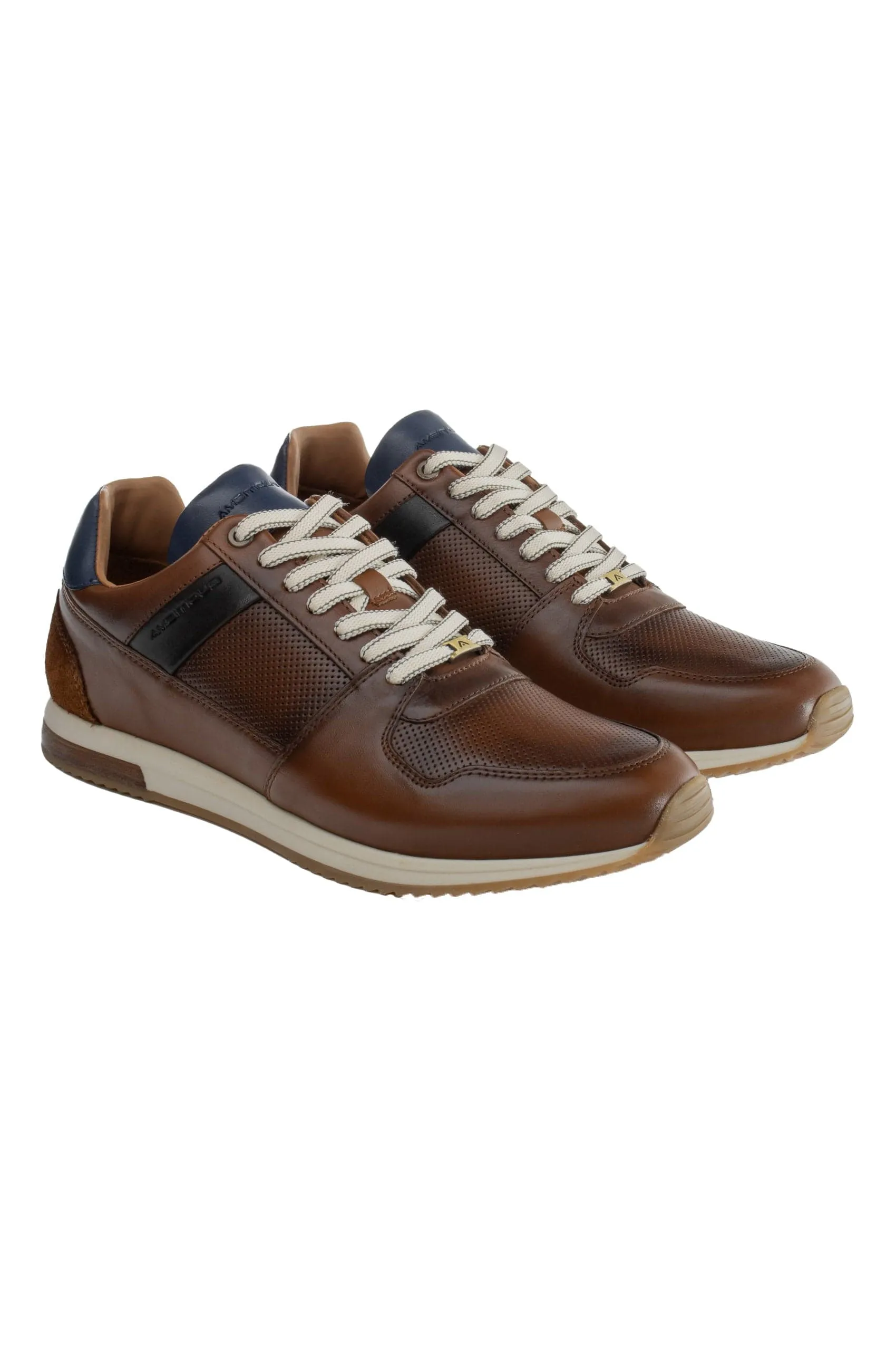 Slow Leather Trainers - Cognac