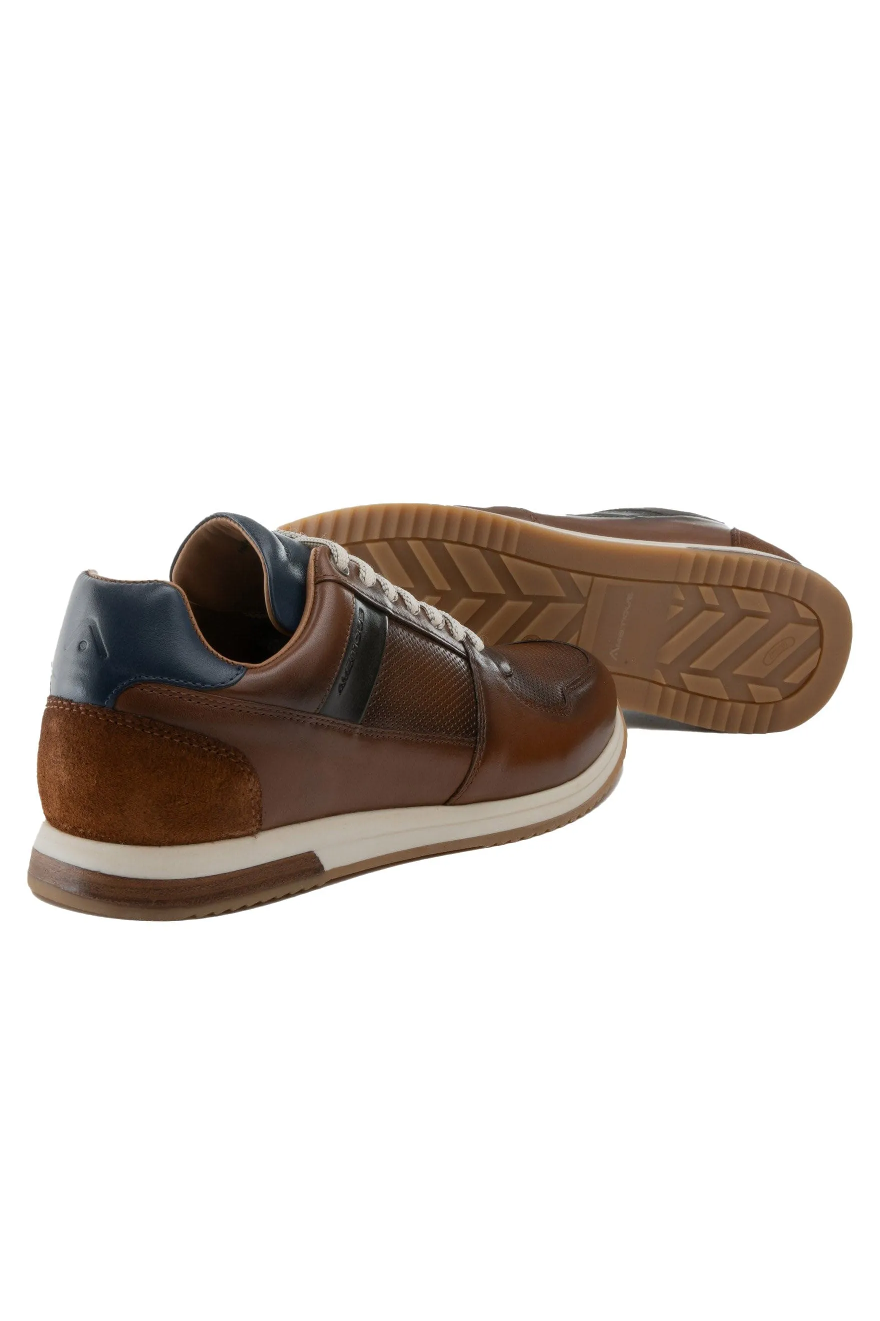 Slow Leather Trainers - Cognac