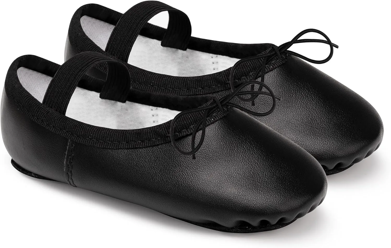 Stelle Ballet Shoes for Girls Toddler Dance Slippers PU Leather Boys Ballerina Shoes for Toddler/Little Kid/Big Kid/Women