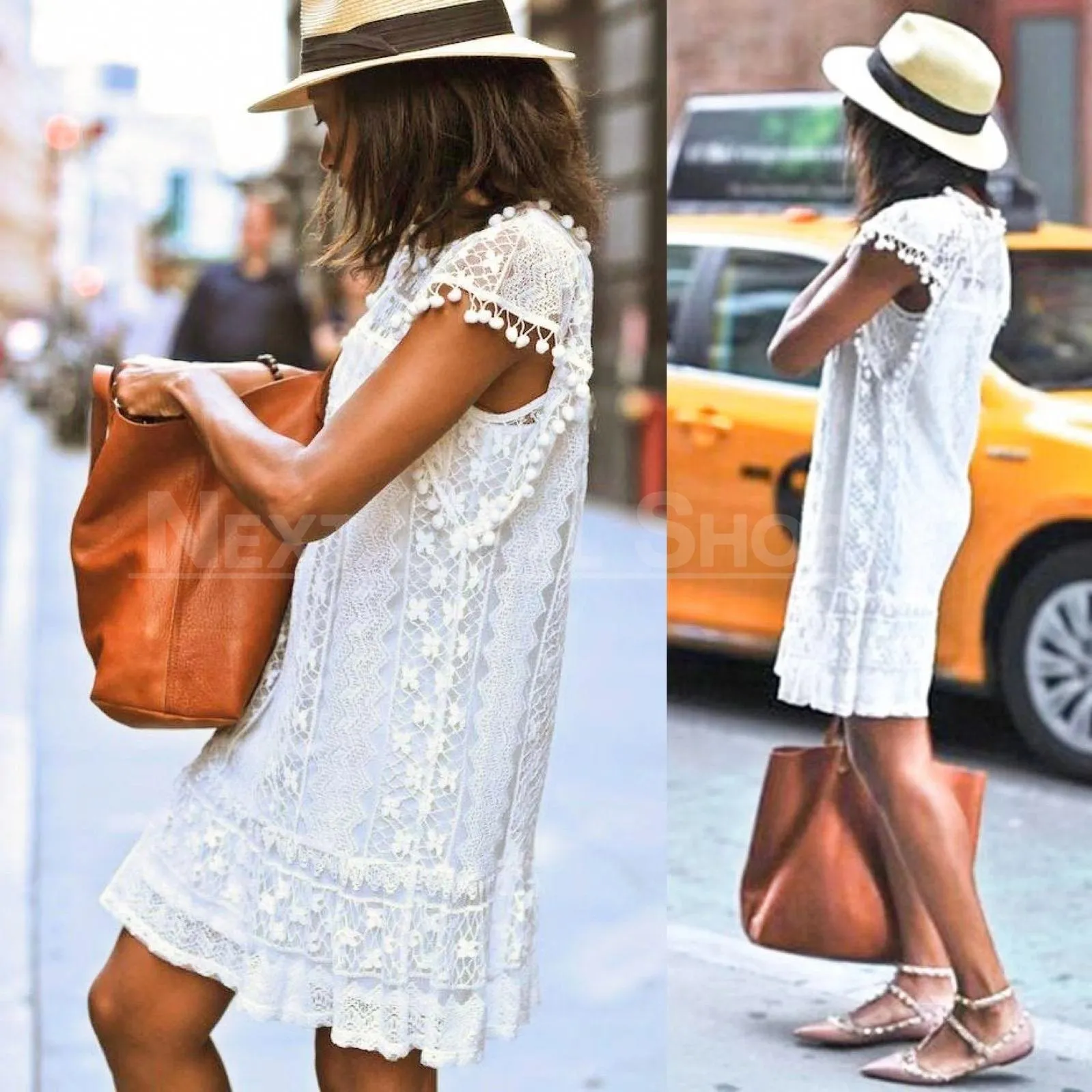 Summer Lace Mini Dress