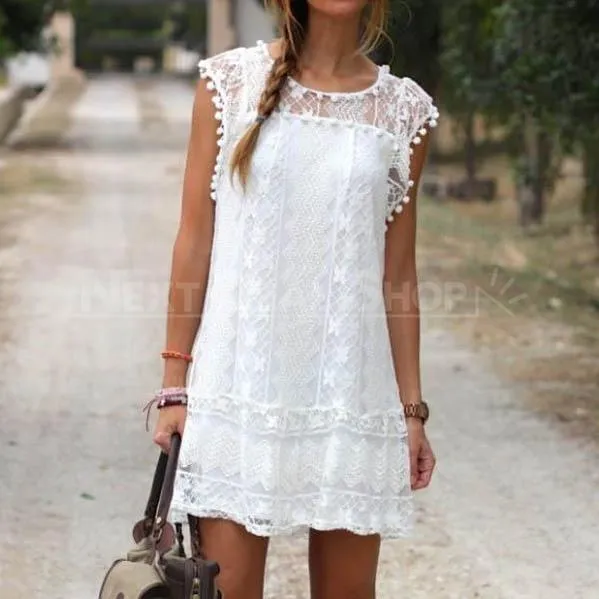 Summer Lace Mini Dress