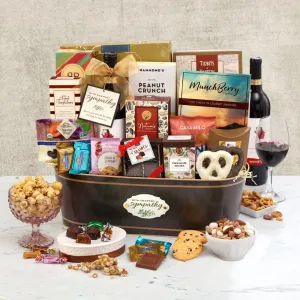 Sympathy Signature Wine Gift Basket