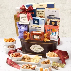Sympathy Snacks Gift Basket