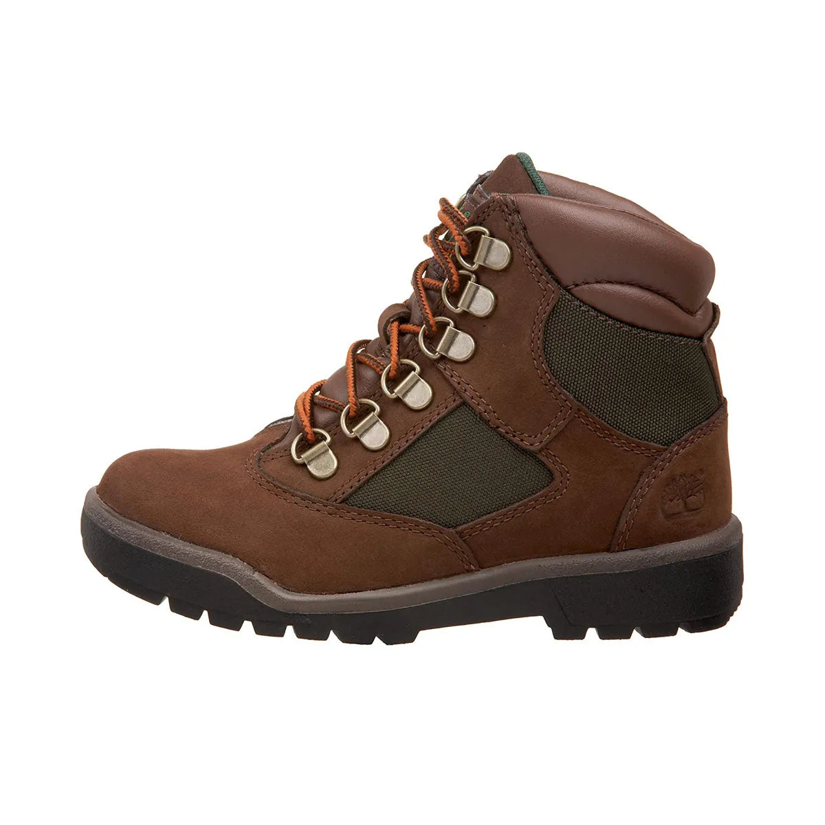Timberland Pre School Beef & Broccoli 6-Inch Field Boots TB044792214 Brown/Olive