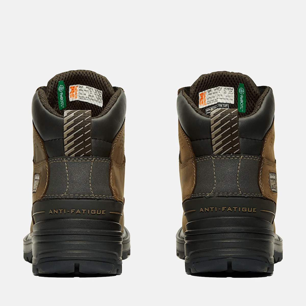 Timberland Pro Men's 6" Turkish Coffee Brown Magnitude Waterproof Round Composite Toe Work Boot