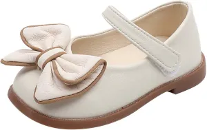 Toddler Flower Girl Dress Shoes Bows Mary Jane Ballet Flats Wedding Party Little Girls Low Heels Shoes