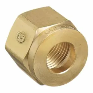 Western Brass Nut:  .830"-14 NGO, RH Female, Air CGA-346 - 14-2