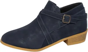Women's Boots Ankle Wide Ankle Booties for Women Boots for Women Low Heel Boot for Men Comfortable and Soft Lightweight Side Zipper Pointd Toe Suede