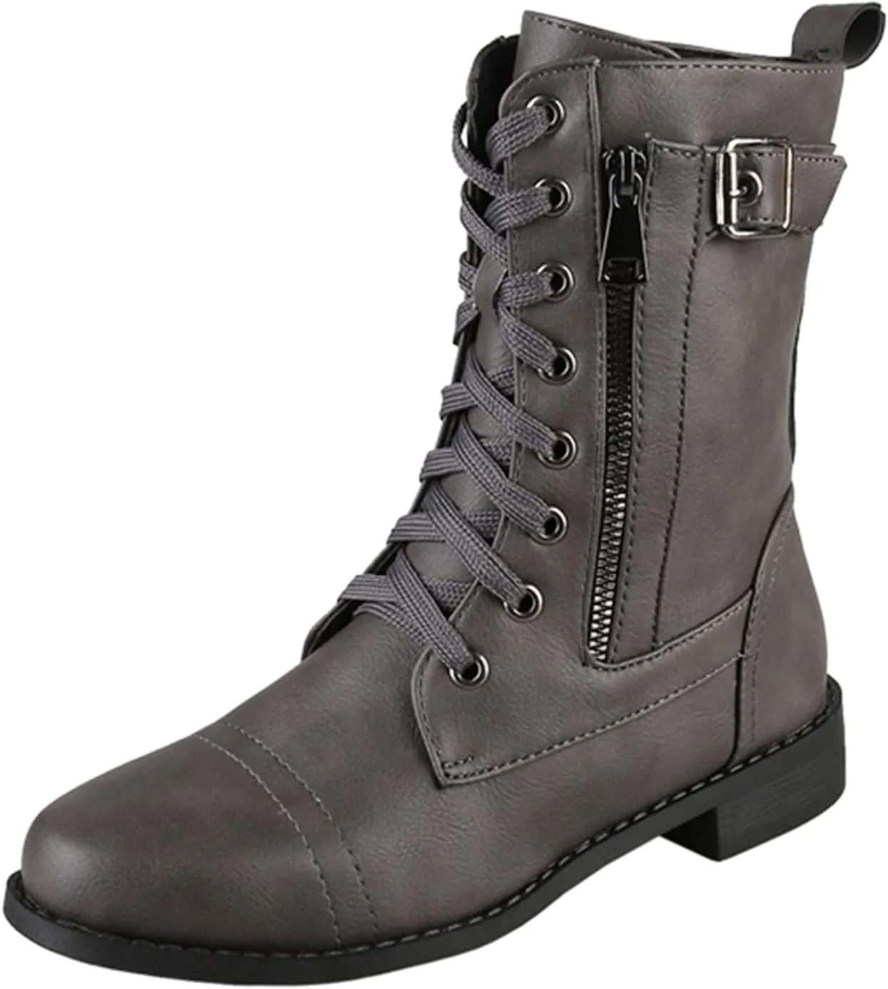 Women's Boots Ankle Wide Ankle Booties for Women Boots for Women Low Heel Boot for Men Comfortable and Soft Lightweight Side Zipper Pointd Toe Suede