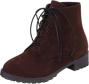 Womens Winter Boots Ankle Womens Booties Black Brown Boots for Women Pointed Toe Bootie for Women Comfy Soft Cover Heel Pointed Toe Mid Heel Slip On