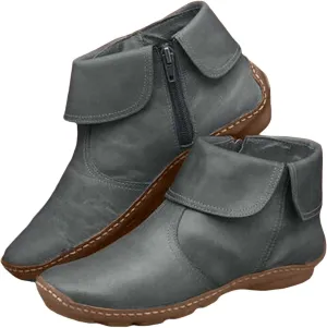 Work Boots for Women Ankle Womens Western Booties Ladies Winter Boots Work Boot Shoe Laces Men Comfortable and Soft Lightweight Chunky Block Low Heel Vintage